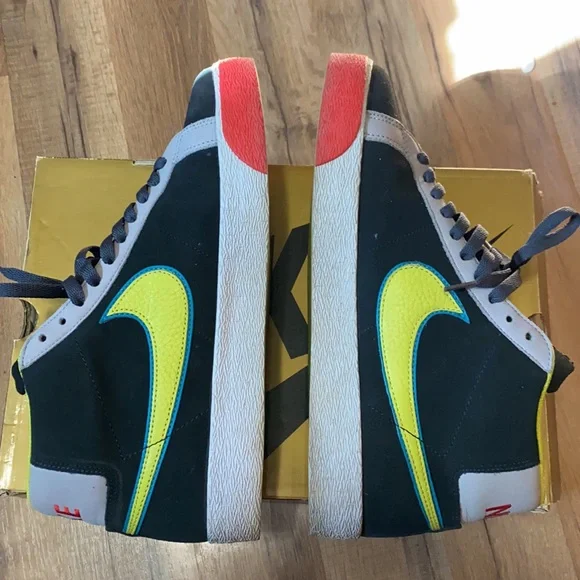 2008 Nike SB Blazer Pacman Black Bright Cactus - Picture 8 of 13